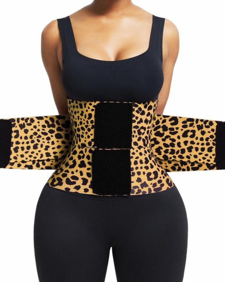 BELT WAIST CINCHER AB BELT TUMMY CONTROL BODY SHAPER WITH TRIPLE WRAP WOMEN