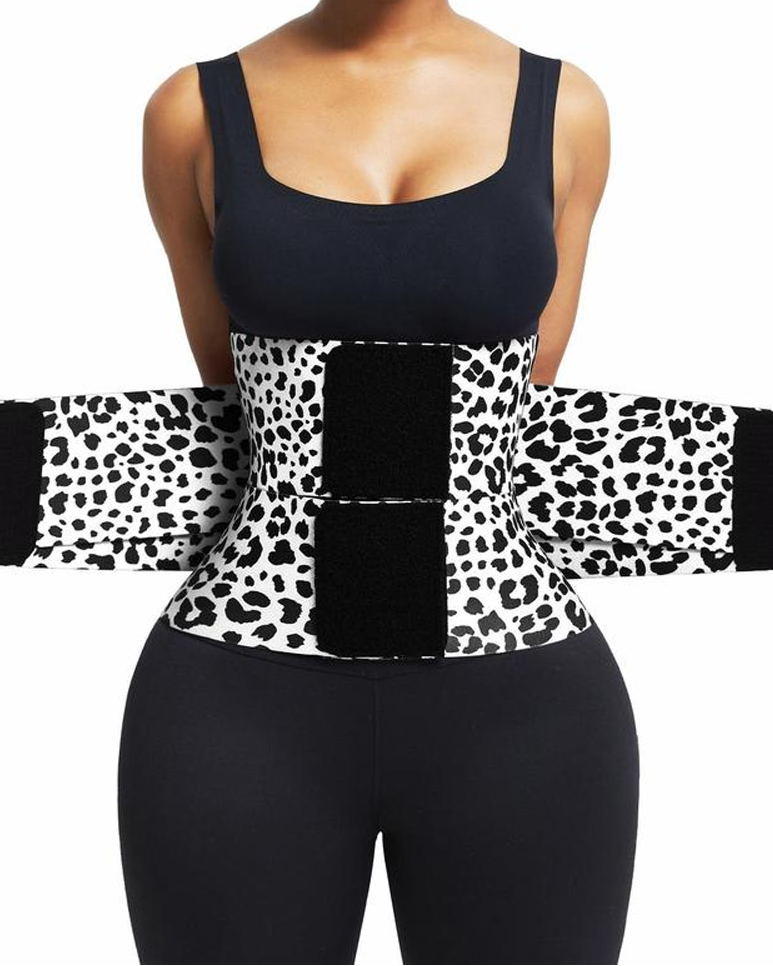 BELT WAIST CINCHER AB BELT TUMMY CONTROL BODY SHAPER WITH TRIPLE WRAP WOMEN