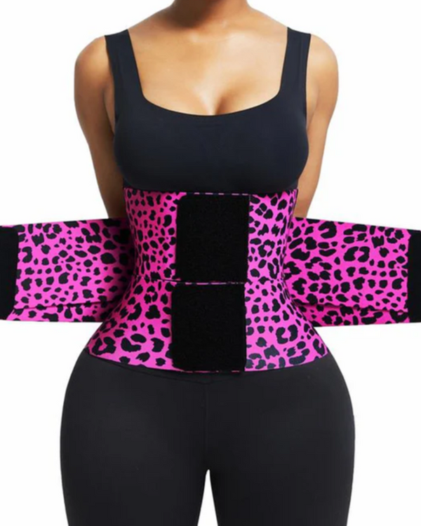 BELT WAIST CINCHER AB BELT TUMMY CONTROL BODY SHAPER WITH TRIPLE WRAP WOMEN